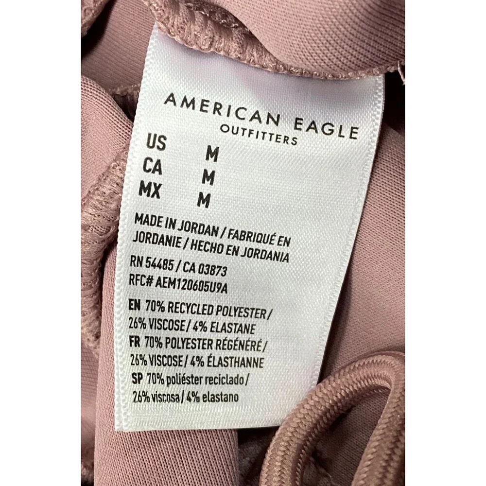 American Eagle Men's Jogger Shorts Toasted Mauve Above Knee Size M NWT - Picture 13 of 16